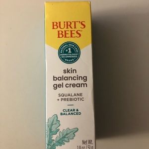 Burt's Bees Skin Balancing Gel Cream Squalane+ Prebiotic Clear & Balanced ￼1.8oz